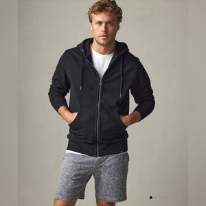 American Giant thick navy blue work wear hoodie
